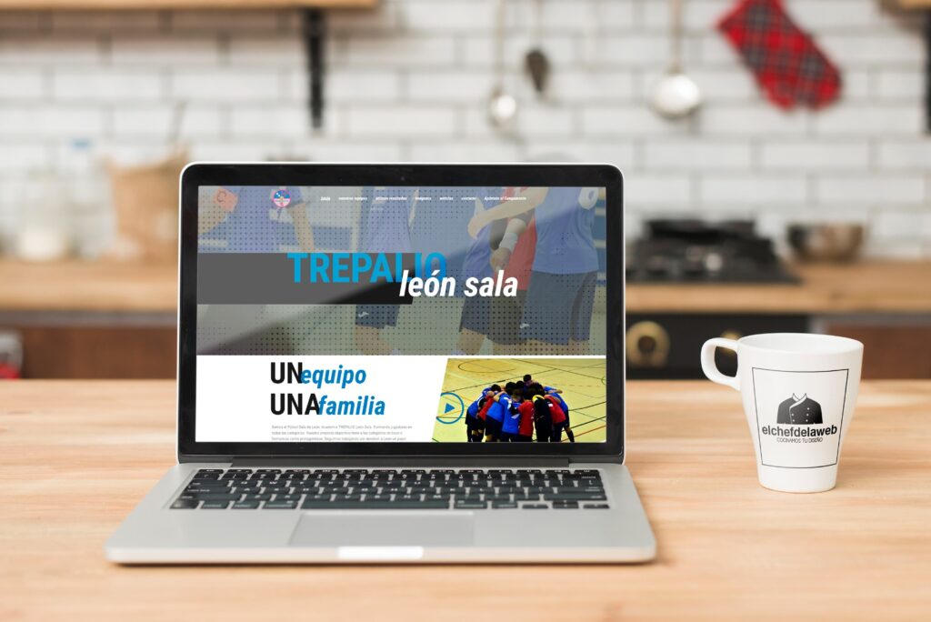 Diseño página web fútbol sala León