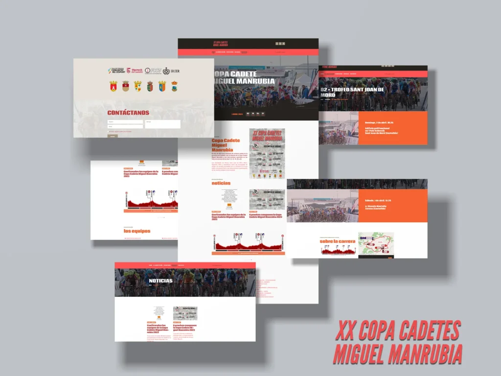 Diseño página web ciclismo Castellón